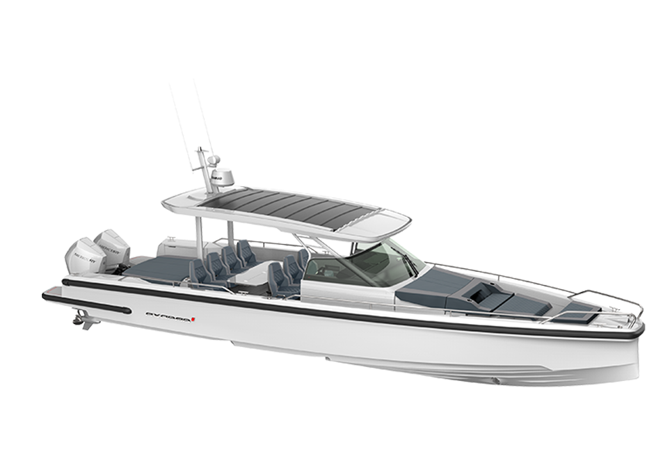 Axopar 37 Sun Top marketing photo