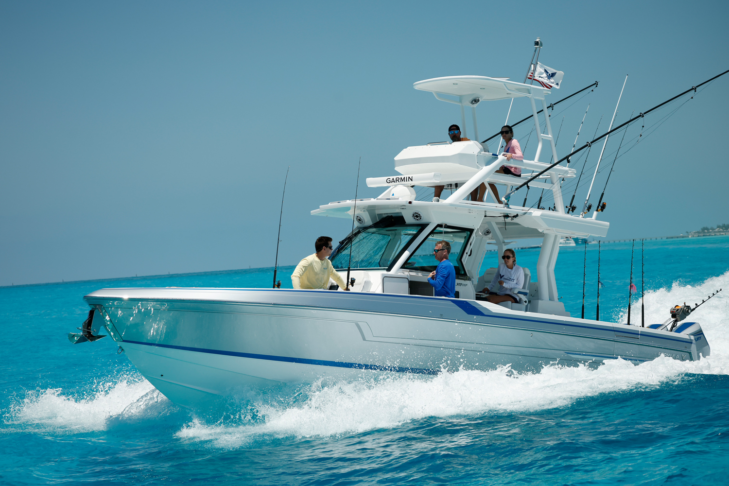 387 Center Console Fish marketing photo