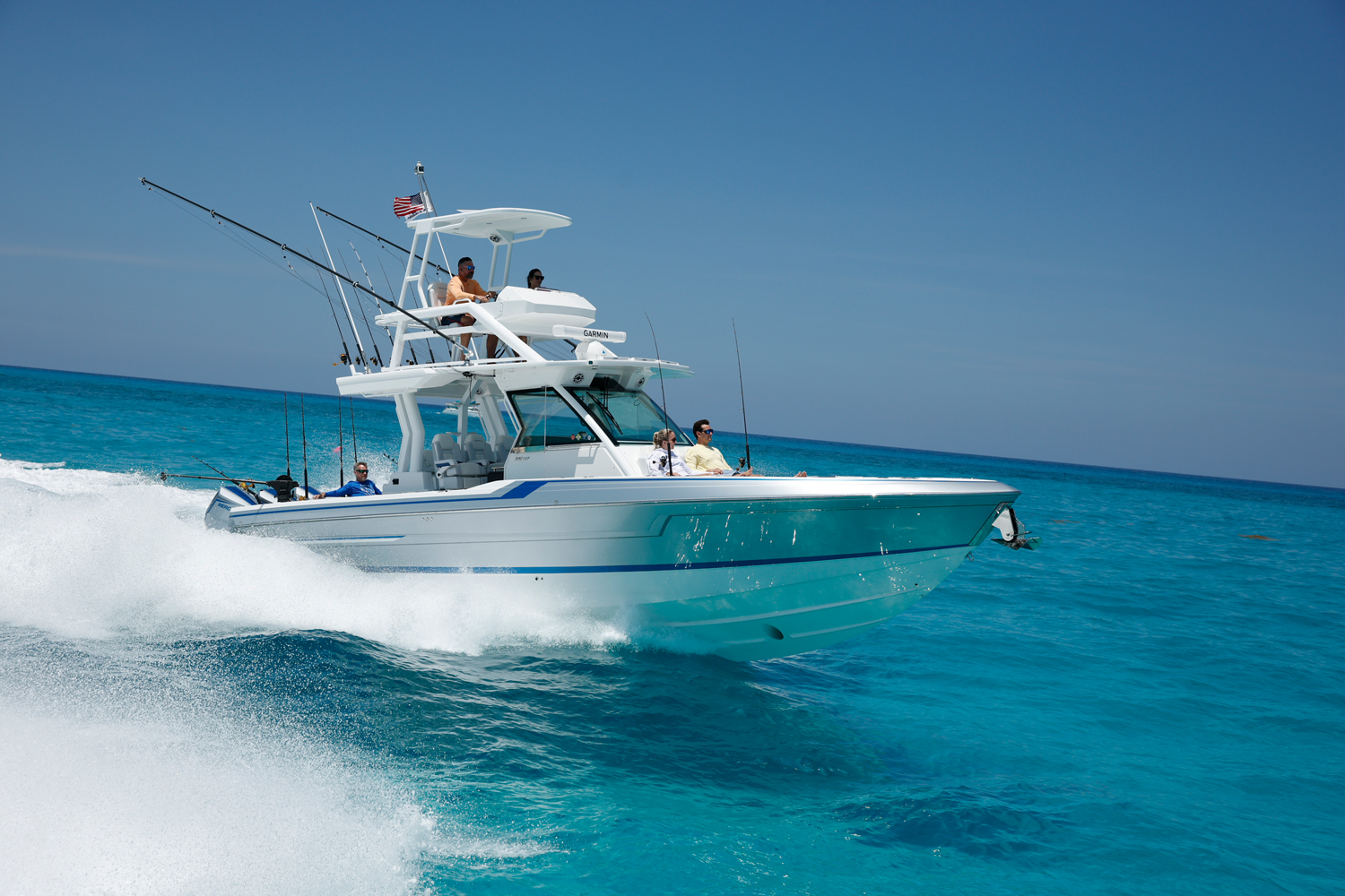 387 Center Console Fish marketing photo
