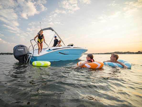 SunDeck Sport Outboard marketing photo